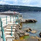 Ferienwohnungen Opatija 7982, Opatija - Nächster Strand