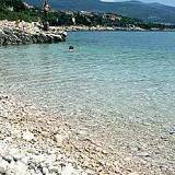 Appartamenti Novi Vinodolski 17671, Novi Vinodolski - La spiaggia più vicina